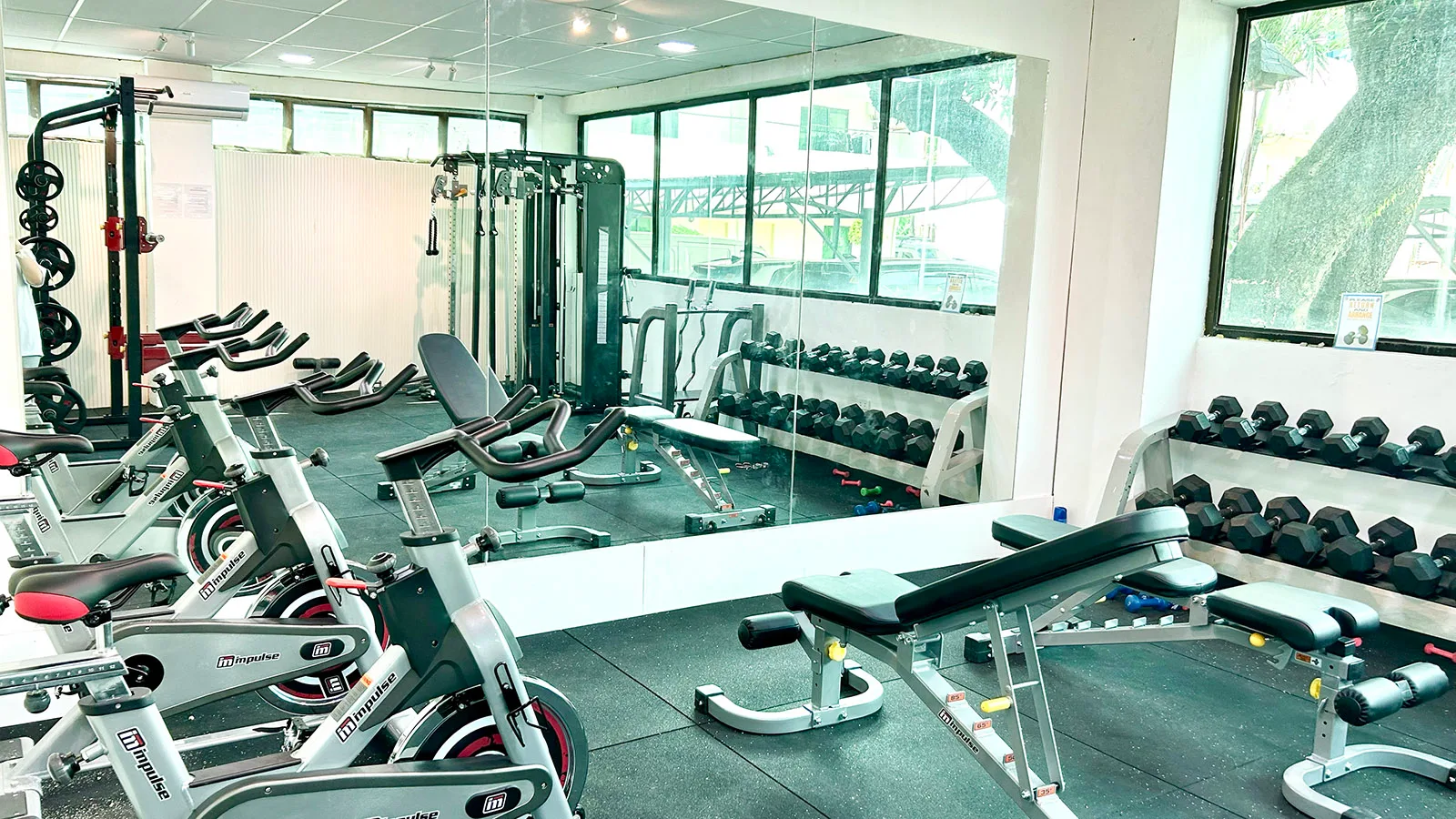 Phòng Gym trường Anh ngữ FELLE 2