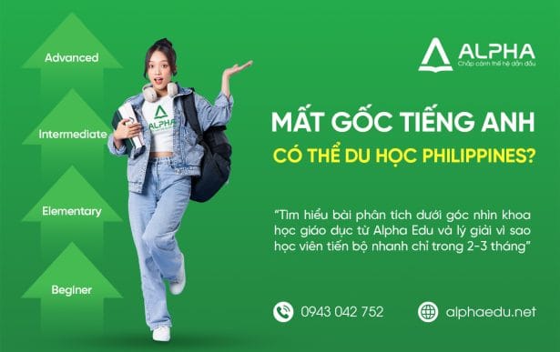 Mất gốc tiếng Anh du học Philippines