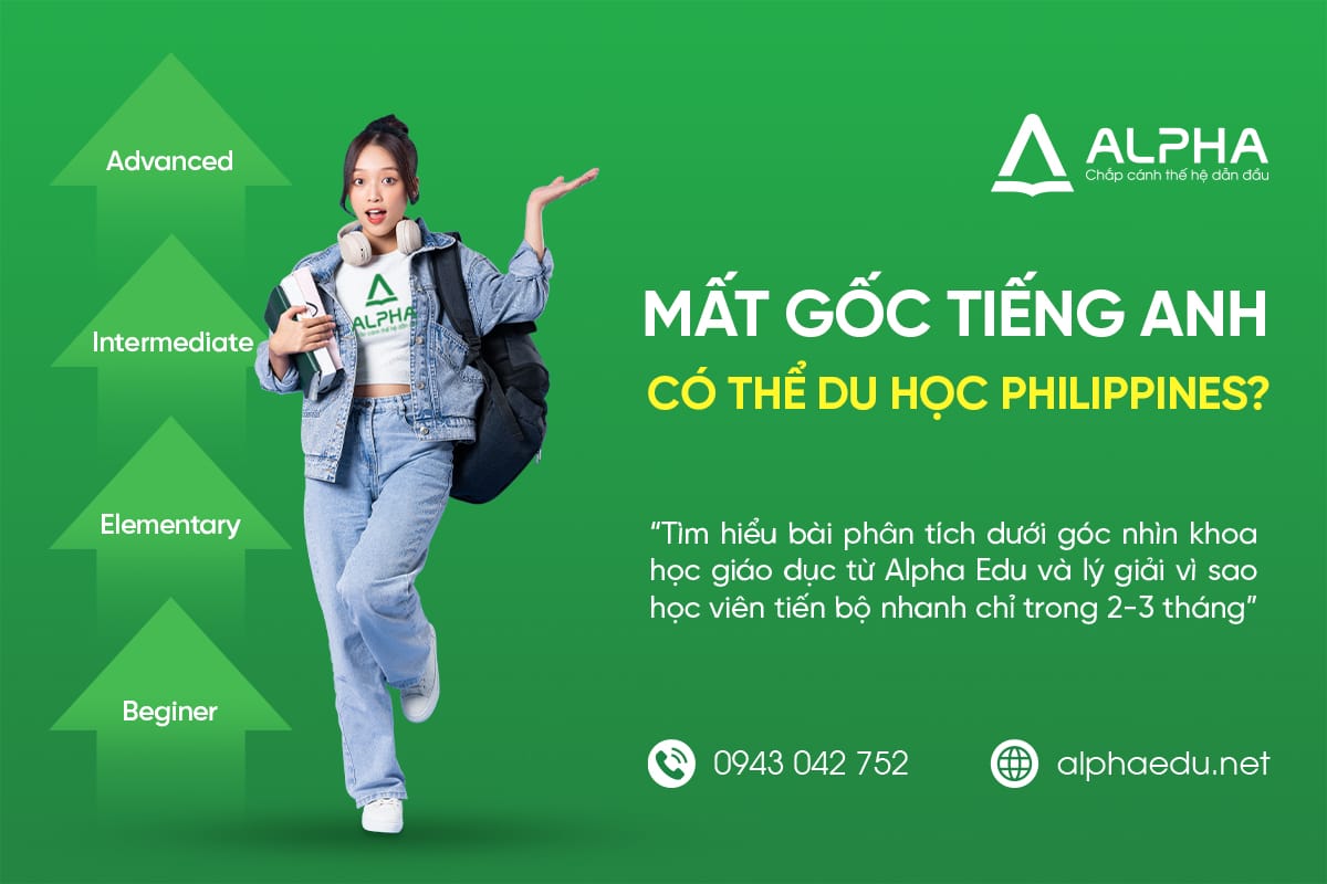 Mất gốc tiếng Anh du học Philippines