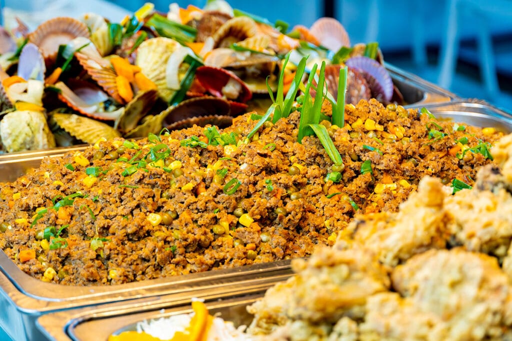 Thực đơn buffet trường Anh ngữ B'Cebu