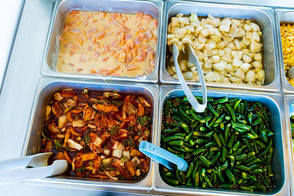 Menu kim chi trường B'Cebu