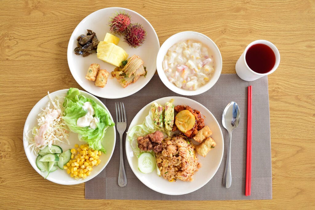 Bữa ăn tối tại trường anh ngữ HLA