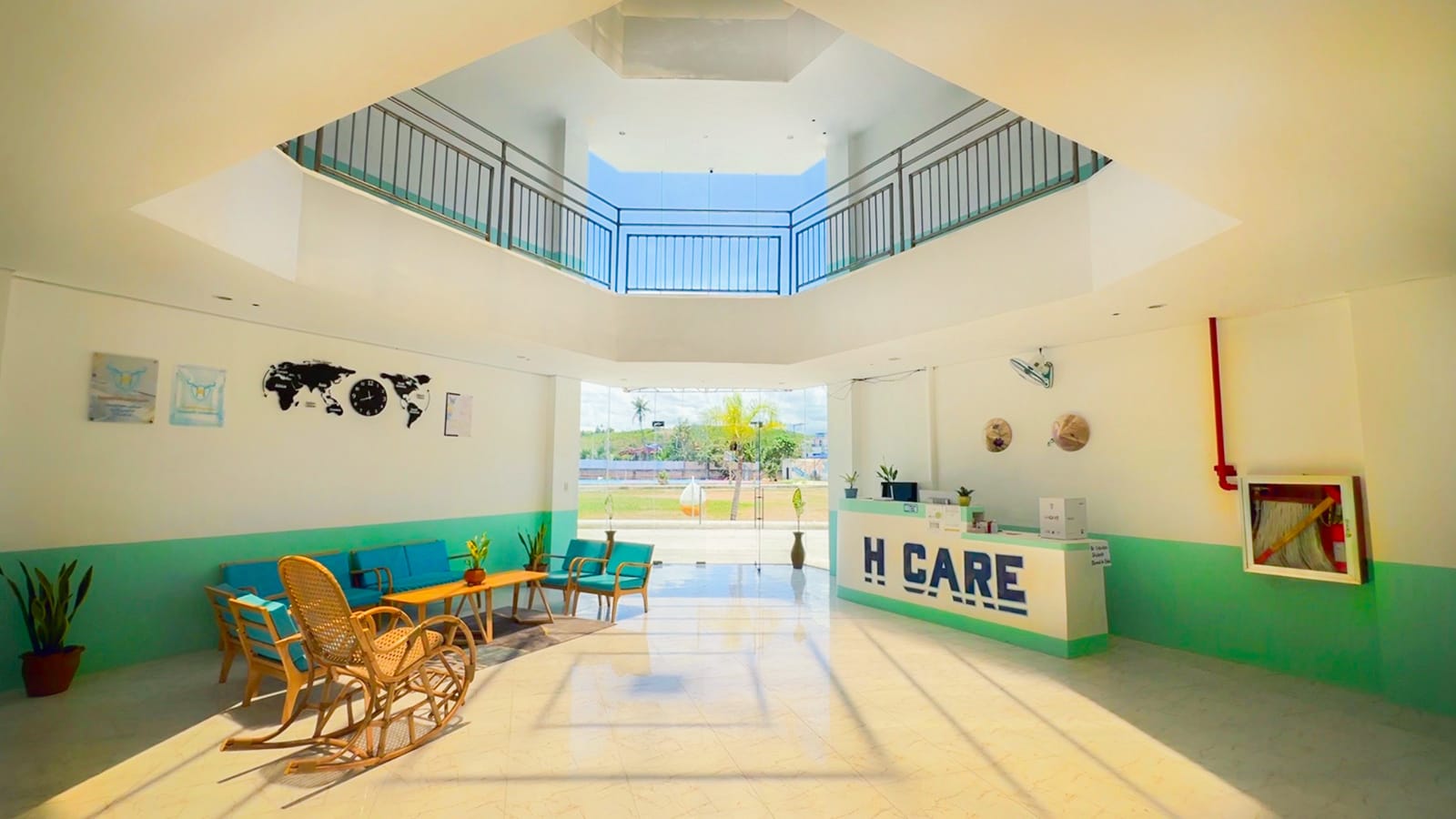 Lobby Trường Anh ngữ HLA