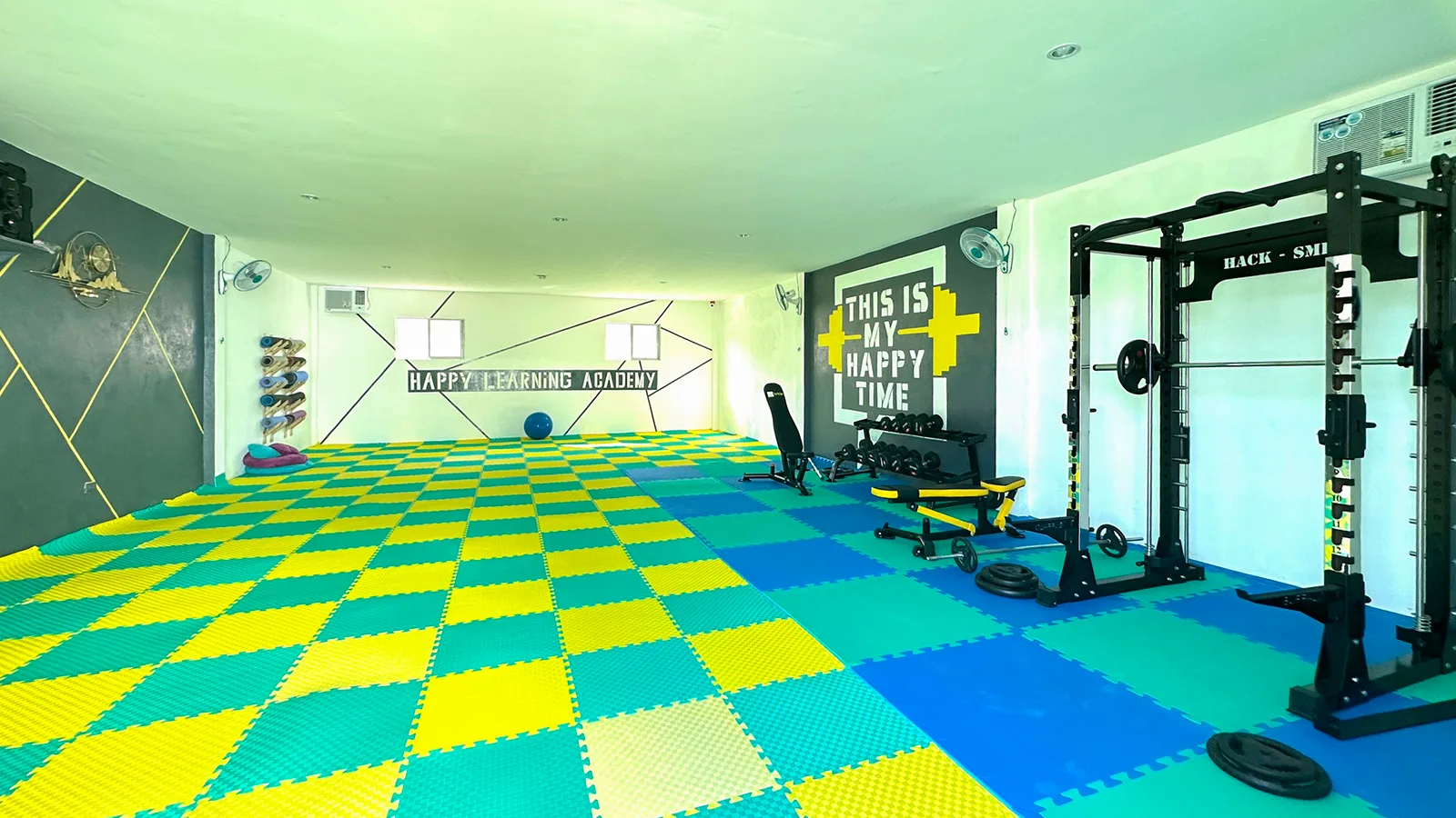 Phòng gym trường Anh ngữ HLA