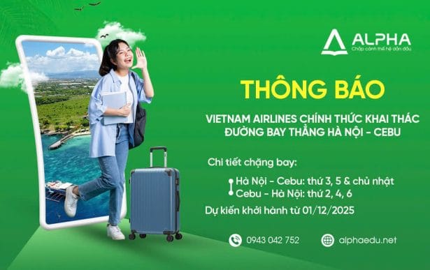 Vietnam Airlines khai thác đường bay thẳng Hà Nội – Cebu
