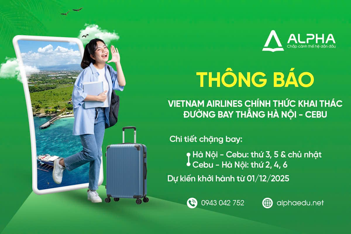 Vietnam Airlines khai thác đường bay thẳng Hà Nội – Cebu