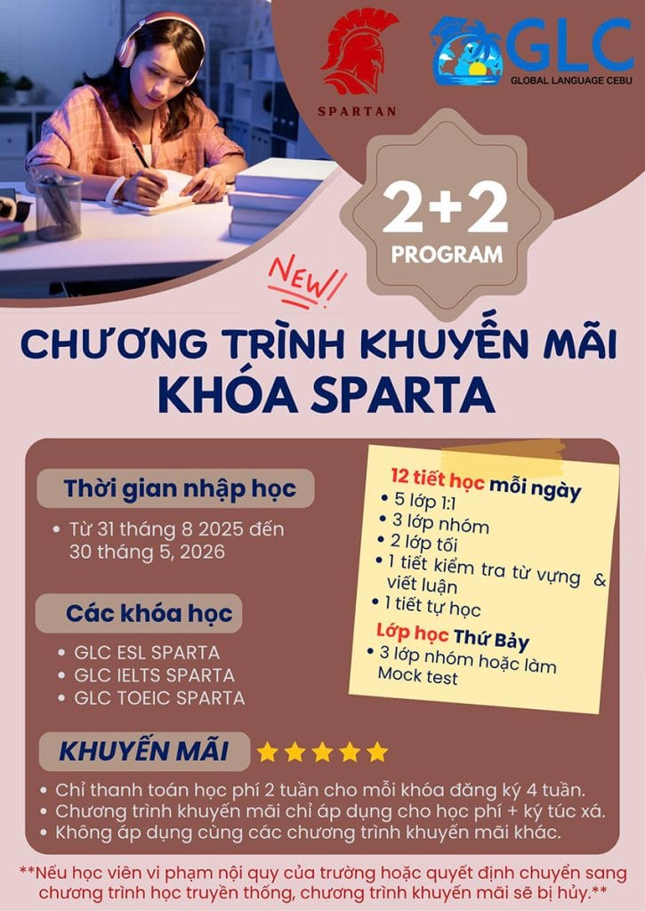 Học Bổng Trường Anh Ngữ Glc