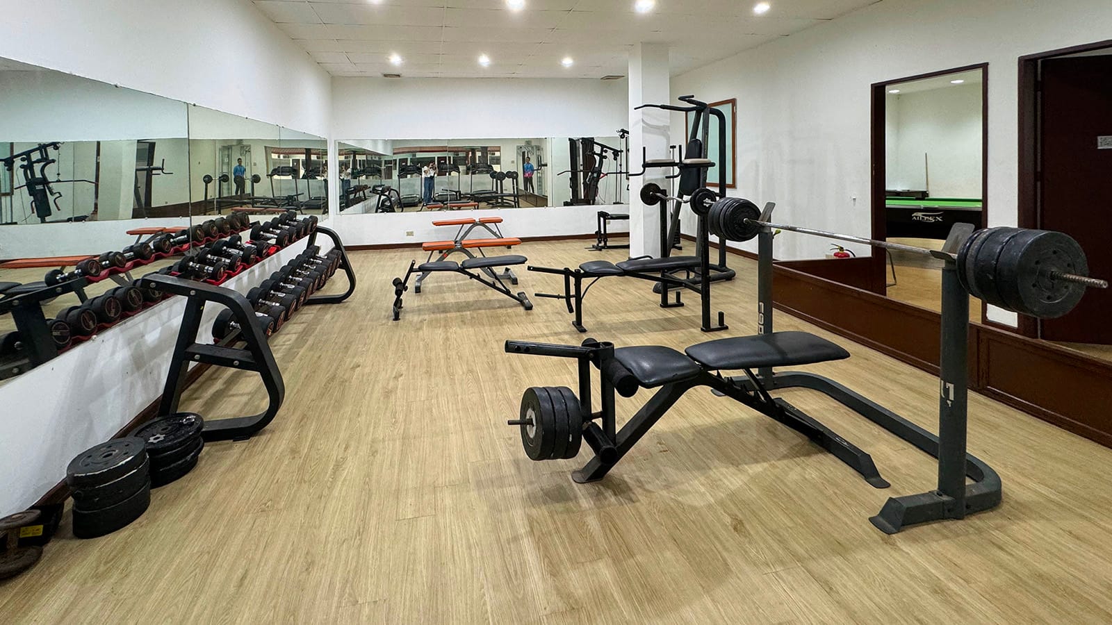 Phòng Gym trường Anh ngữ BTES
