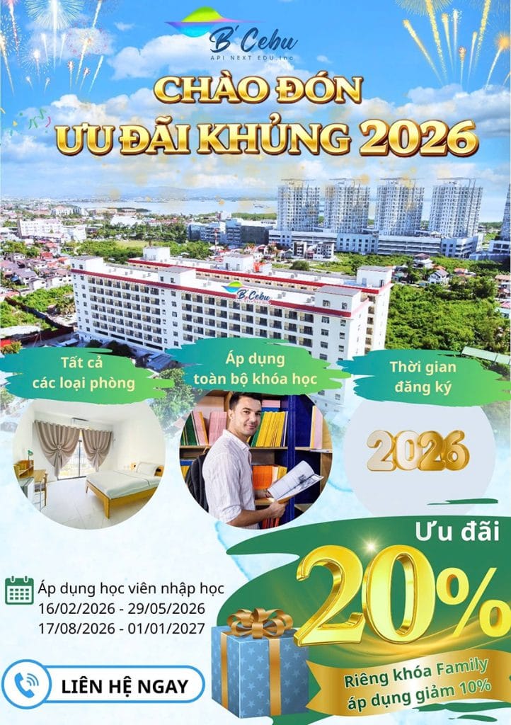 Học Bổng Trường Anh Ngữ B'cebu